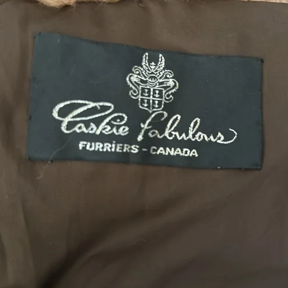 Vintage Mink Full Length Fur Coat with Fox Trim Rudolf Alexander Canada Majestic - Picture 7 of 7